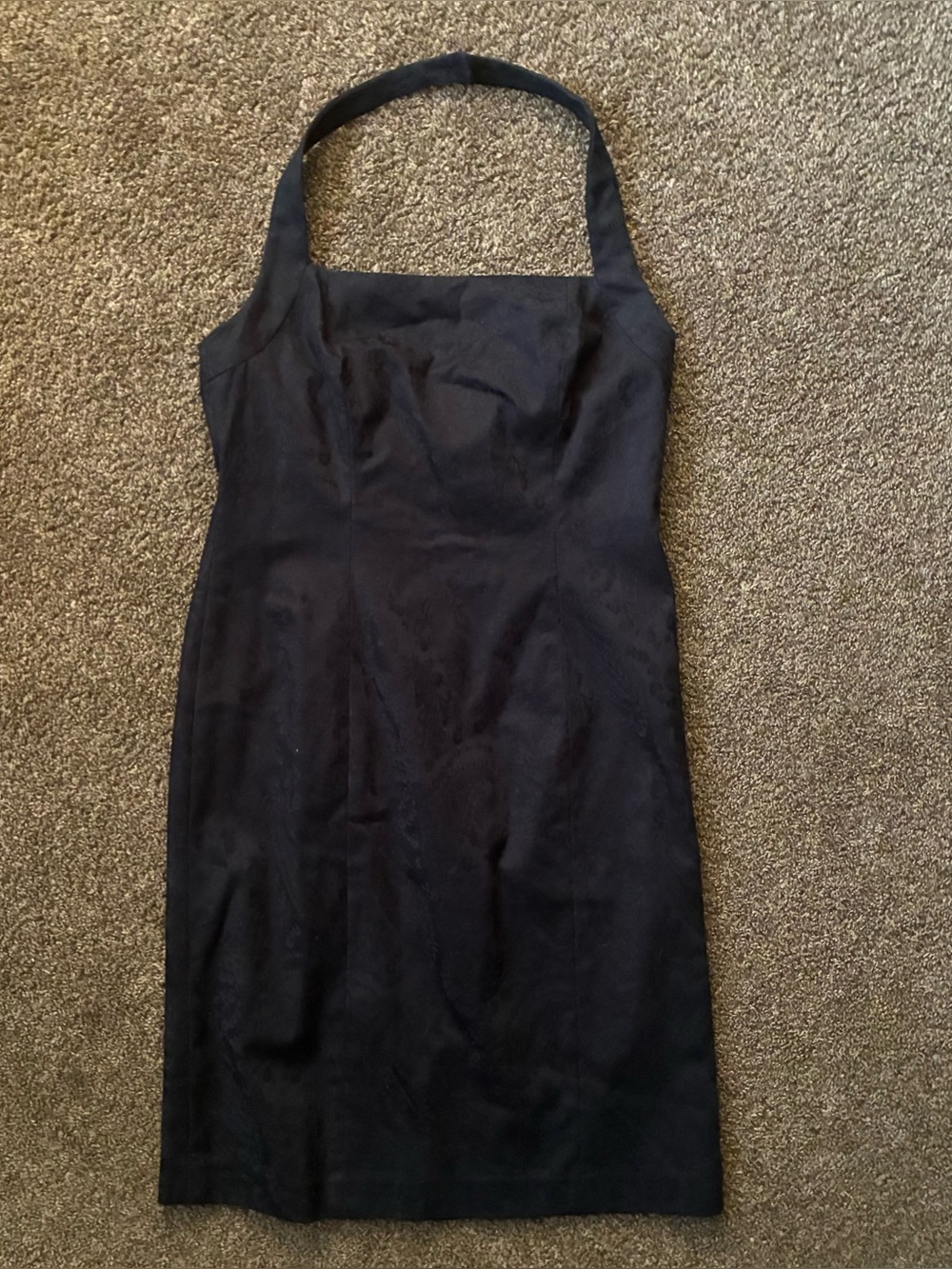 Ralph Lauren Black Halter Sheath Dress, Size 8